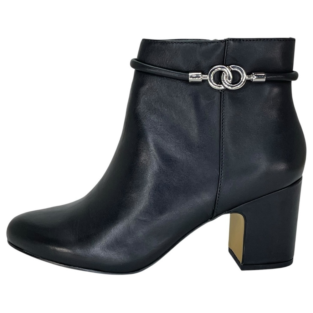 Bella Vita Diaz Black Leather Womens Ankle Boots Size 8.5M - Picture 4 of 12
